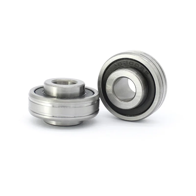 Non-standard bearing 6200RS double convex open double groove deep groove ball bearing inner ring lengthened 10 * 30 * 17mm