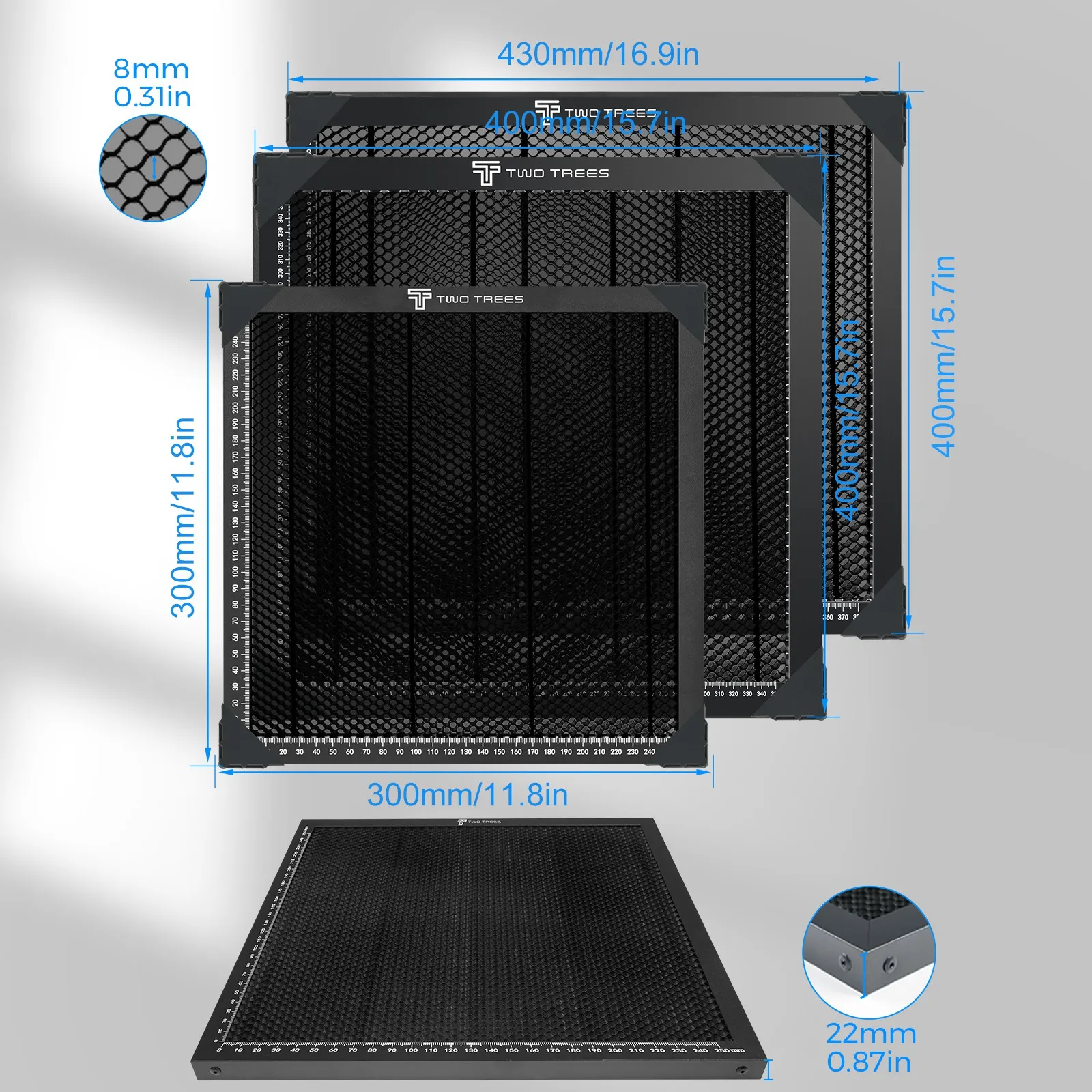 Laser Engrave Machine Honeycomb Working Table For CO2 Cutting Machine/Laser Engraver TT- 5.5S 320x220/300x300/300x220MM