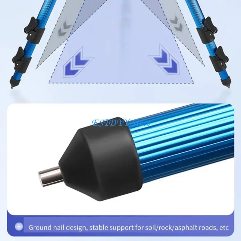 

G6DE Folding Aluminum Universal Fishing Rod Tripod Stand for Outdoor Activity