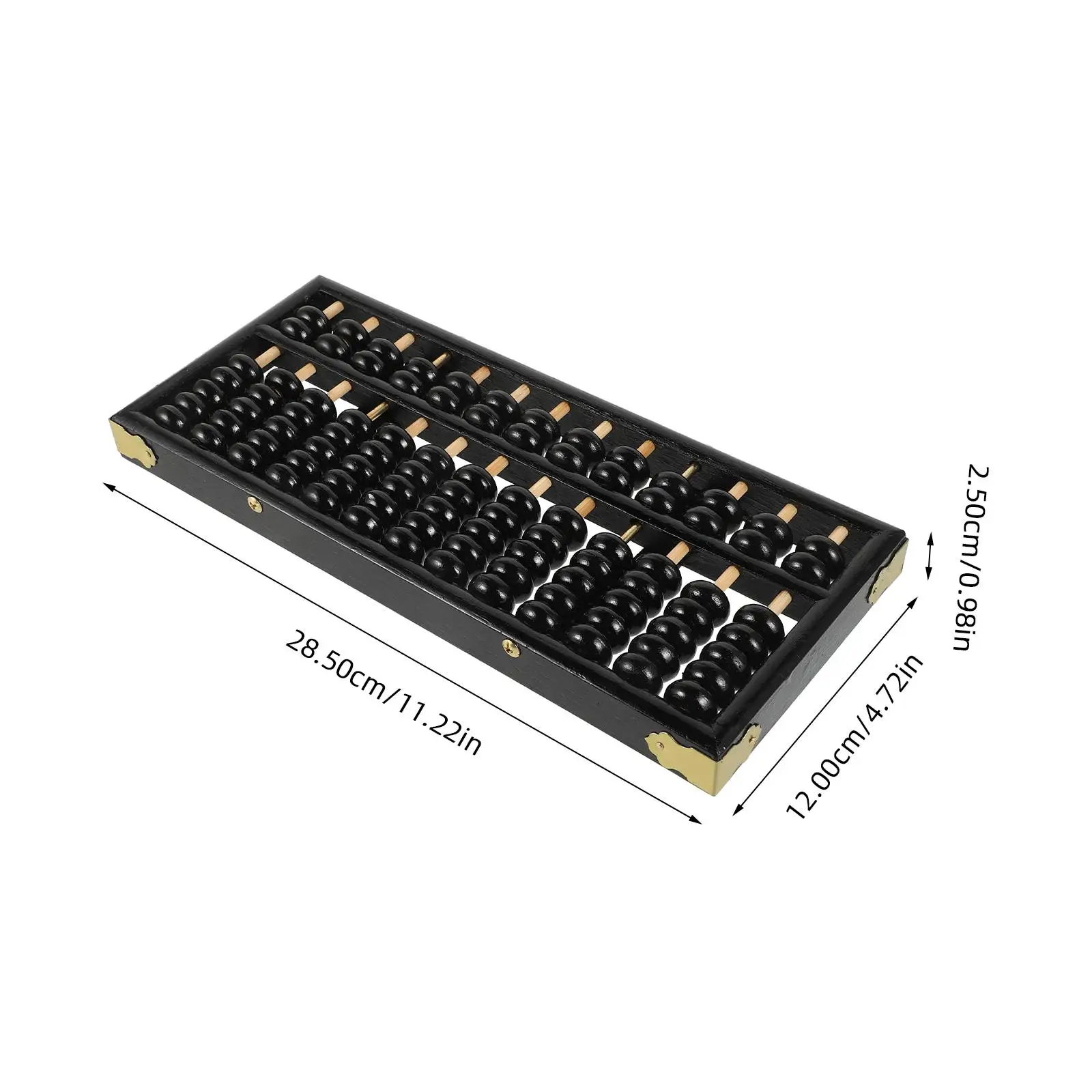 Wooden Abacus for Kids Children Arithmetic Frame Students Math Bead Counting Tool 13 Digits Rods Educational Toy Brain