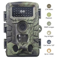Hunting Cameras 1080P/30fps Wireless Trail Camera 2.7K HD Waterproof Wildlife Infrared Night Vision Surveillance Trap Camera