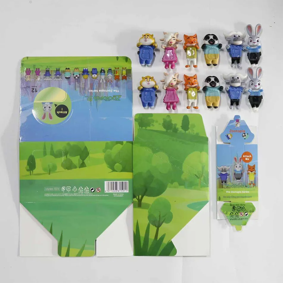 Neue 12 stücke Verrückte Tier Stadt Nick Wilde Judy Hopps Blind Box Spielzeug Anime Figur Neue Desktop Dekorationen kinder geschenke