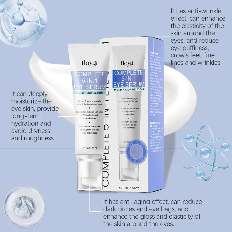 Instant Anti-rimpel Oogcrème Collageen Anti Wallen Verwijderen Donkere Kringen Wallen Hydraterende Multi Effect Reparatie Oogcrème