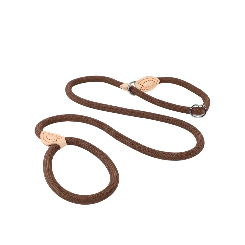 Heavy Duty Dog Slip Rope Lead Adjustable Training Leash For Dogs_voghion.com