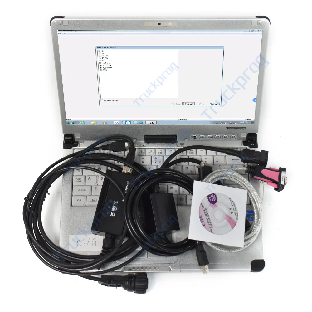 Strumento diagnostico per carrelli elevatori per laptop CF C2 per strumento scanner diagnostico USB Linde Doctor Canbox con software Pathfinder LSG Set completo