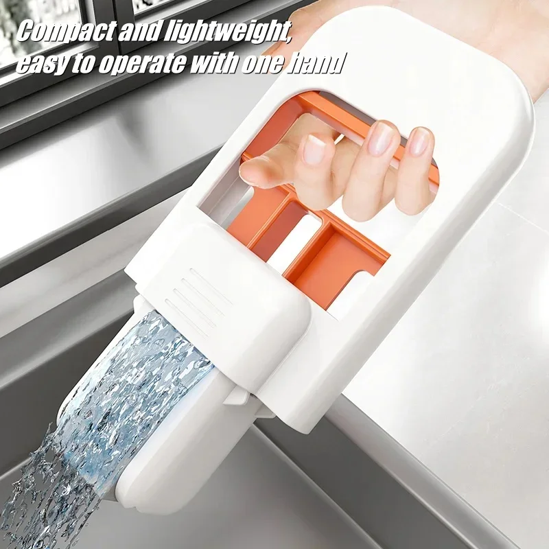 Powerful Squeeze Mini Mop Folding Home Cleaning Mops With Sponge Self-squeezing Floor Washing Mop Desk Window Car Clean Tool