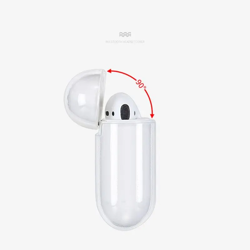 Универсальная мягкая искусственная кожа для AirPods 1 2, силиконовая Противоударная зарядная коробка