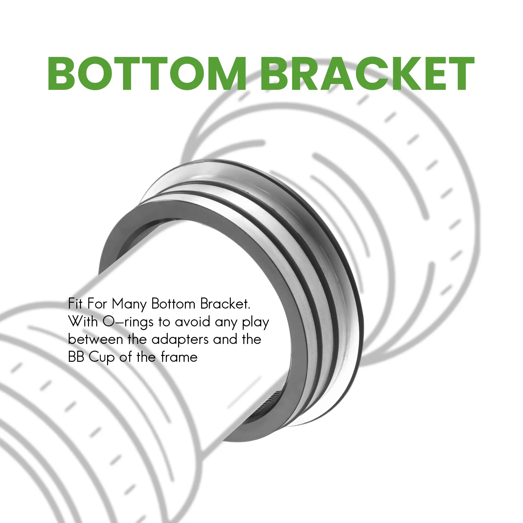 

Переходное кольцо для нижнего кронштейна преобразователя ABUE-BB30 в BSA 42 мм