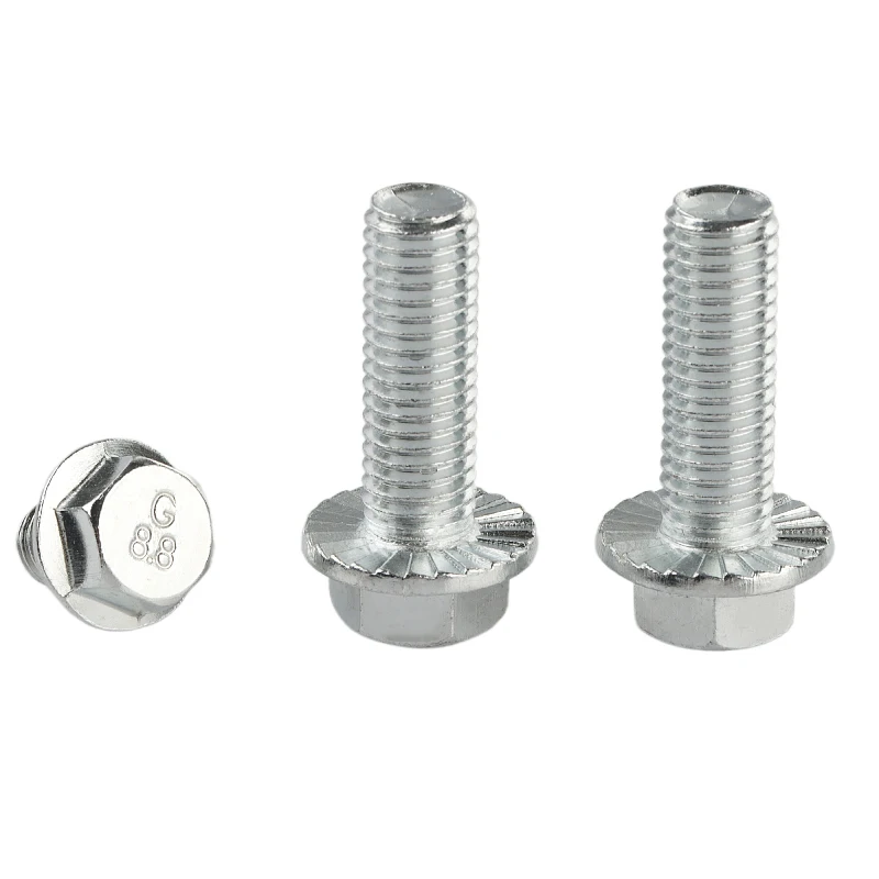 M5 M6 M8 M10  Grade 8.8 Galvanized Hexagonal Bolts Flange Screws Belt Pad Full Partial Thread