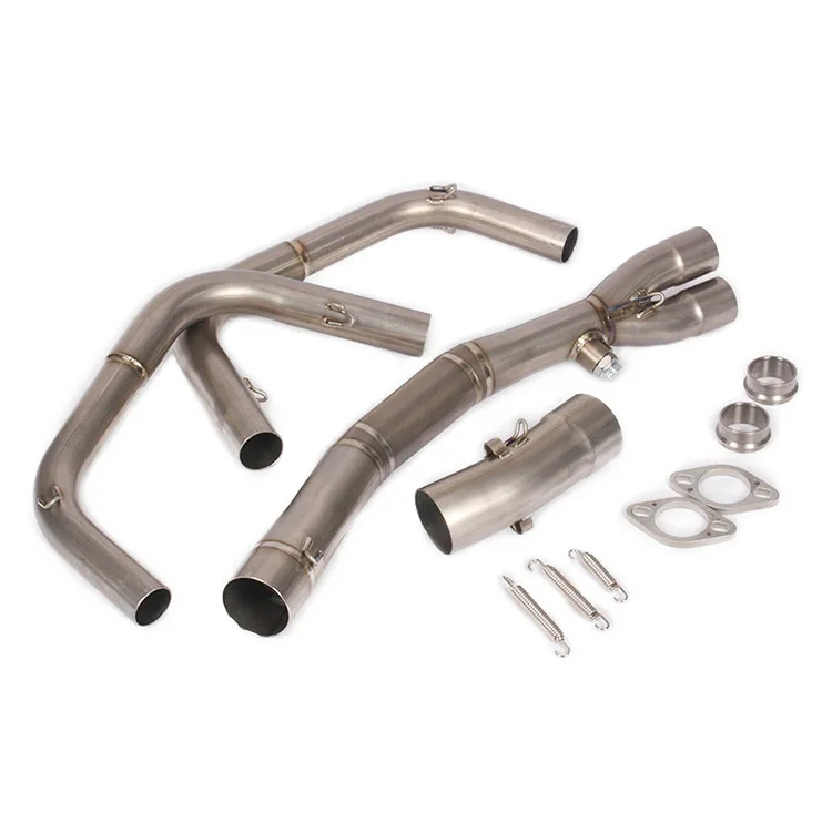 오토바이 스포츠카에 적합 Kawasaki ninja400 티타늄 합금 전면 섹션 소형 닌자 Z400 전면 섹션 수정된 스테인레스 스틸