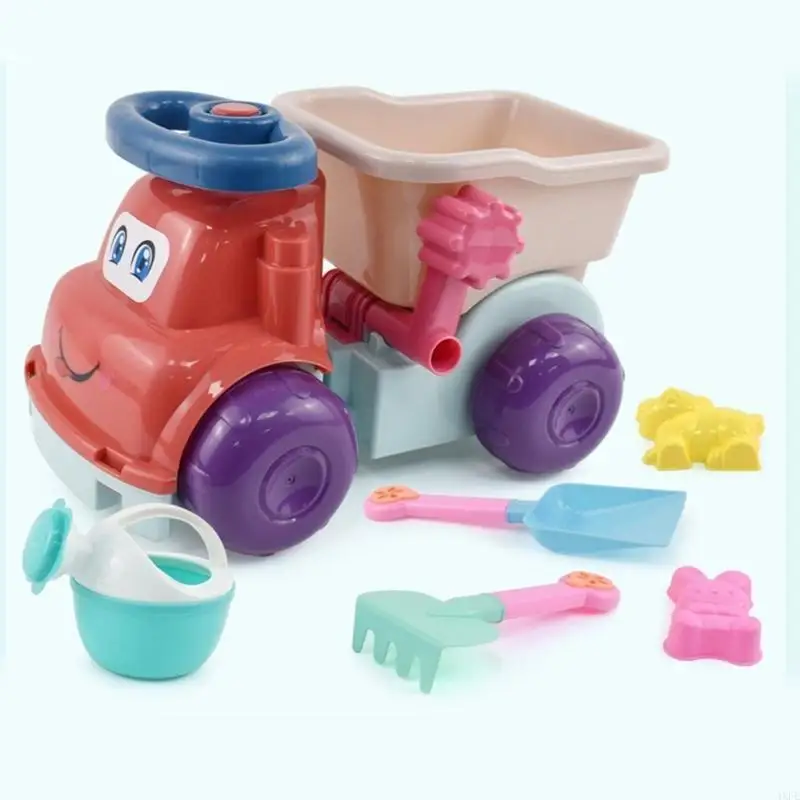 ビーチや庭用の子供用プラスチック砂おもちゃエンジニアリング車両とアクセサリー