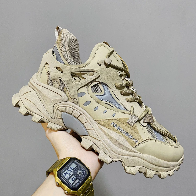 Shoes Men\'s Vulcanized Luxury Men Sneakers Harajuku Shoes Chunky Sneakers for Men Platform Running Shoes Male Zapatos Hombre