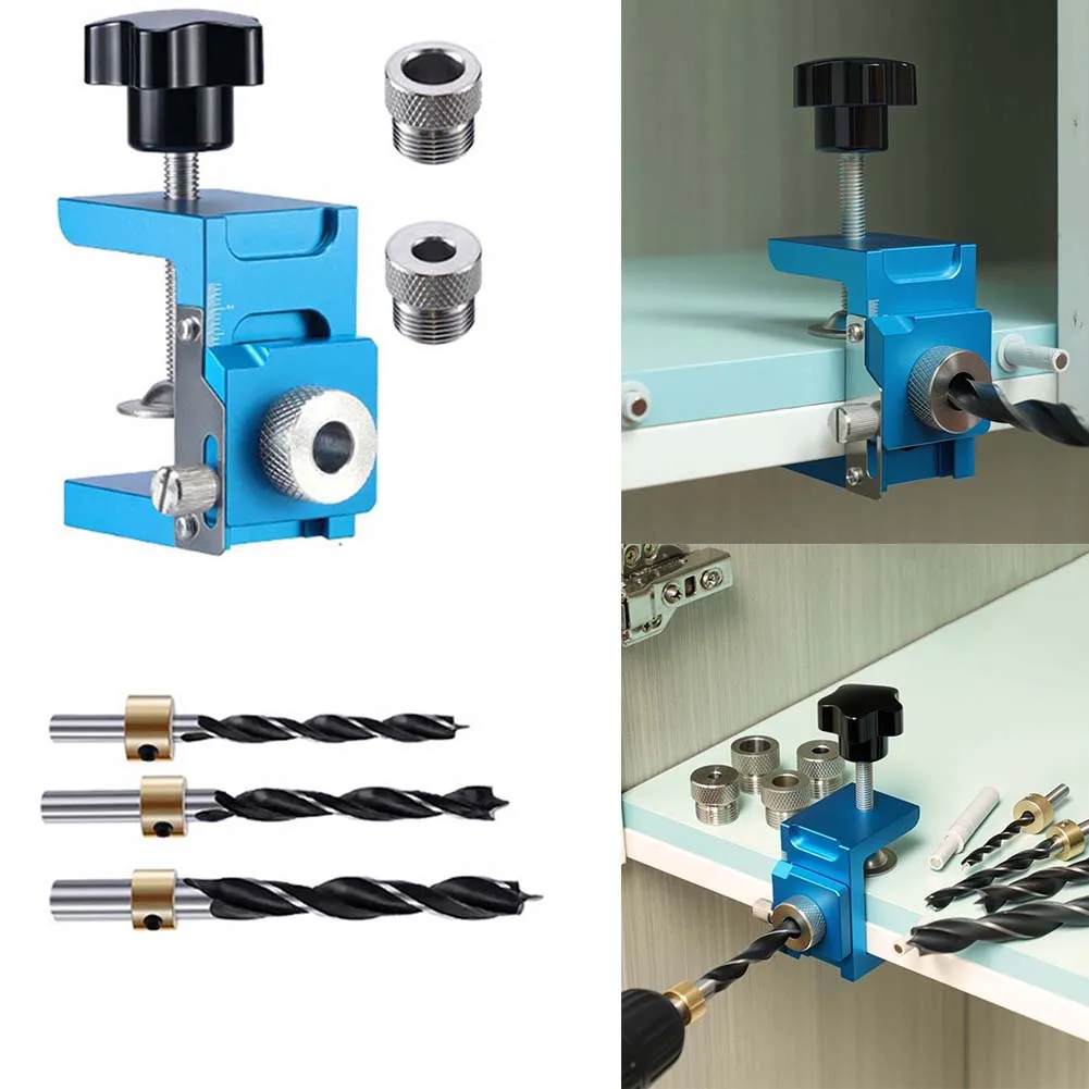 

Cabinet Door Mounting Jig Quick Positioning Hole Opening Tool Adjustable Aluminum Alloy Cabinet Portable Cabinet Mount Locator