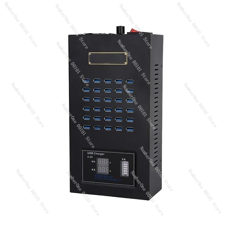 LED digital display voltage regulator multi port charging station test centralized charging 30-60 multi port USB power board