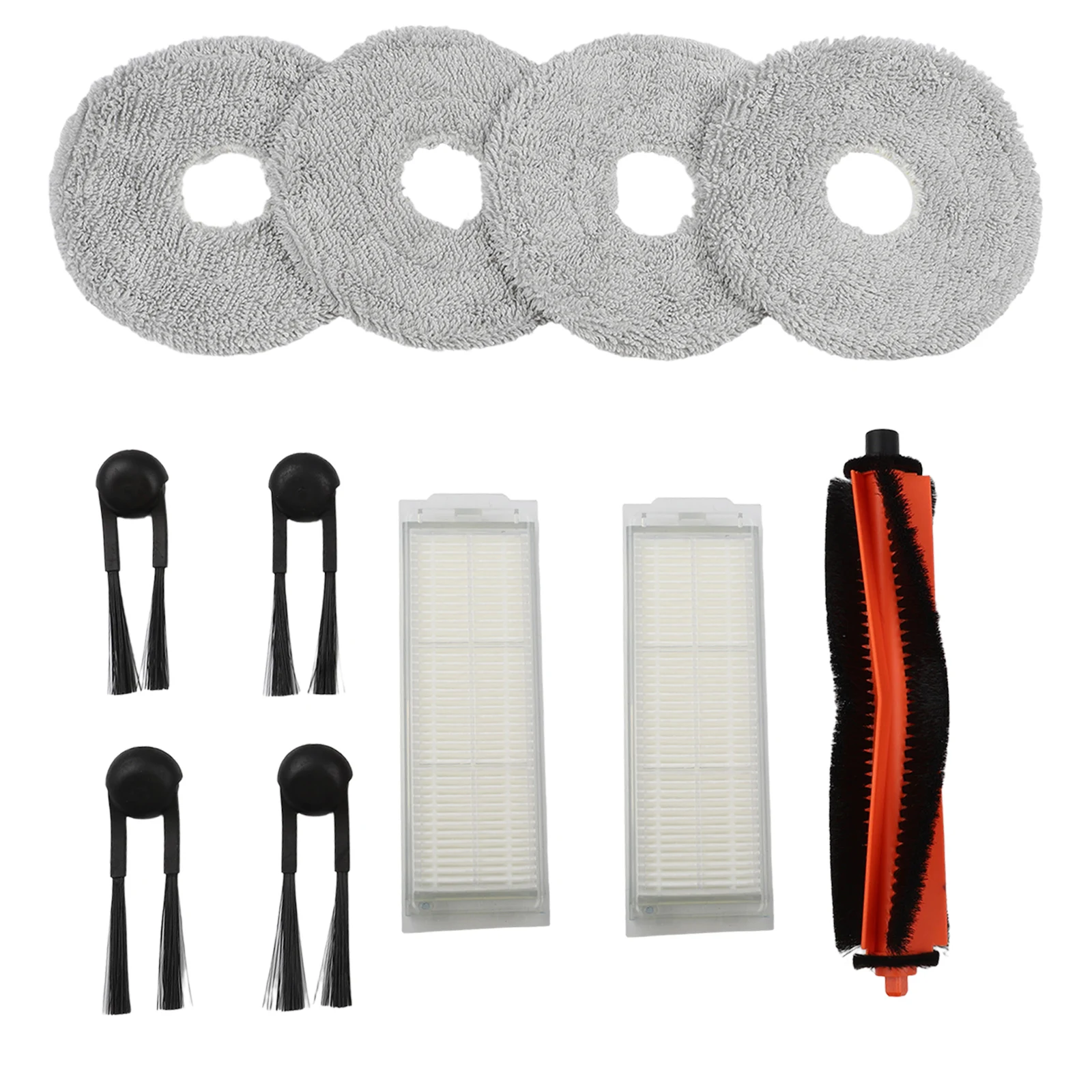 

For Xiaomi S40 Pro OV71GL Vacuum Cleaner Accessories/ Side Brush Filter Mop Cloth Replacement Kit Cleaning Appliance Part