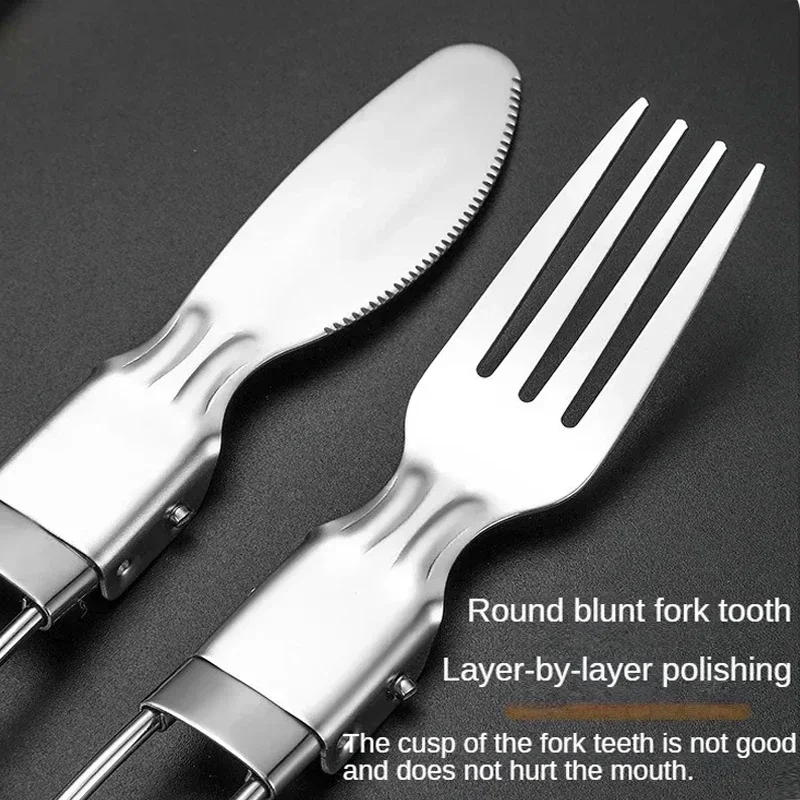 Mini Portable Outdoor Spoon Fork 6