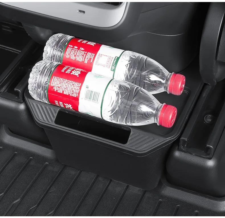 Suitable For Tesla Model Y 1-Piece Under Seat Storage Box With Lid Hidden Storage Box Maximizing Space Utilization Easy To Use