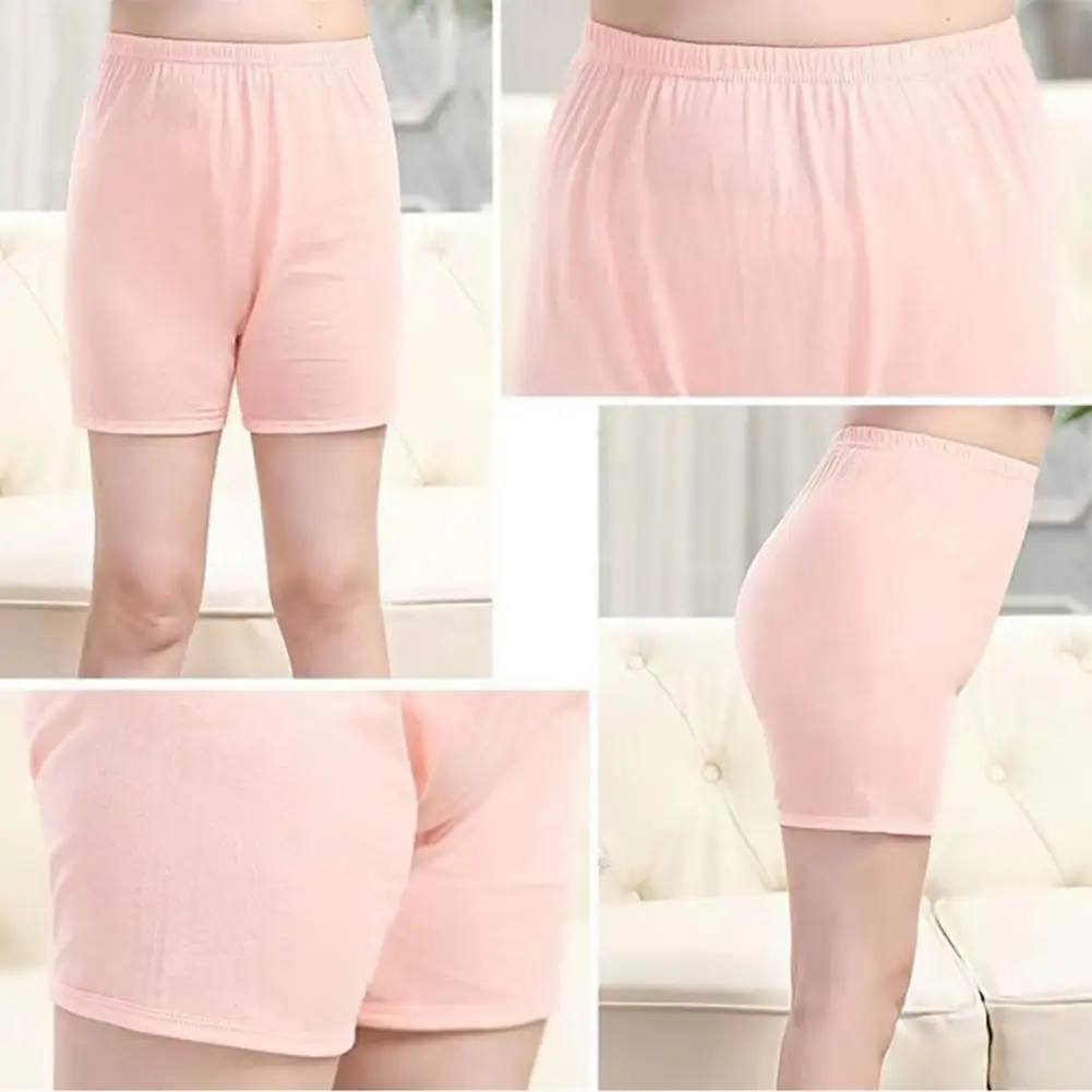 

Трусы-боксеры женские хлопковые с высокой талией, свободные, мягкие, для пожилых женщин, 90% хлопок