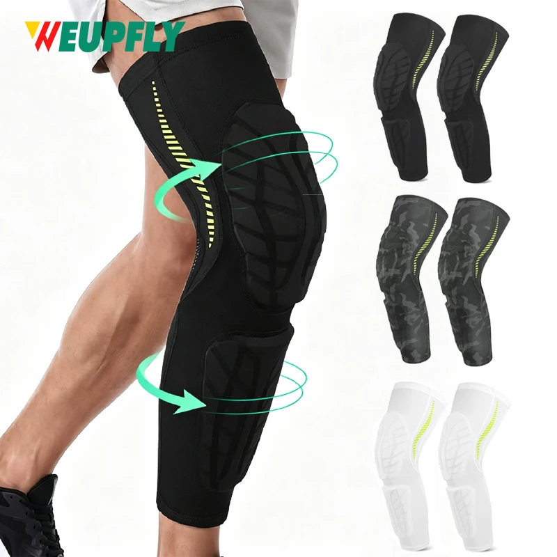 1/2PCS Honeycomb EVA Knee Pads Sleeve, Impact Resistant Anti Collision Knee Compression Brace, for Basketball, Wrestling,Cycling