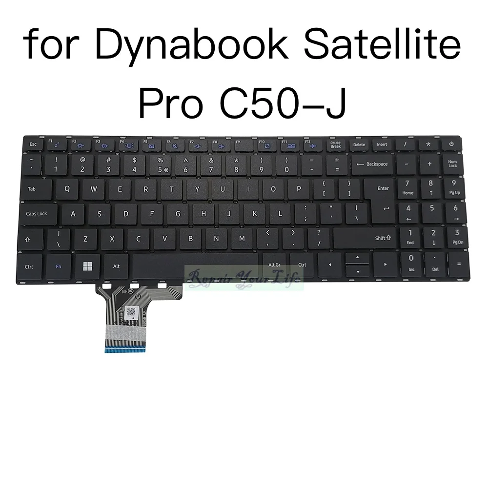 

Английский ноутбук иврит UI Великобритания клавиатуры для Dynabook Satellite Pro C50-J 11A 12A 12B 12C C50-J15250 129