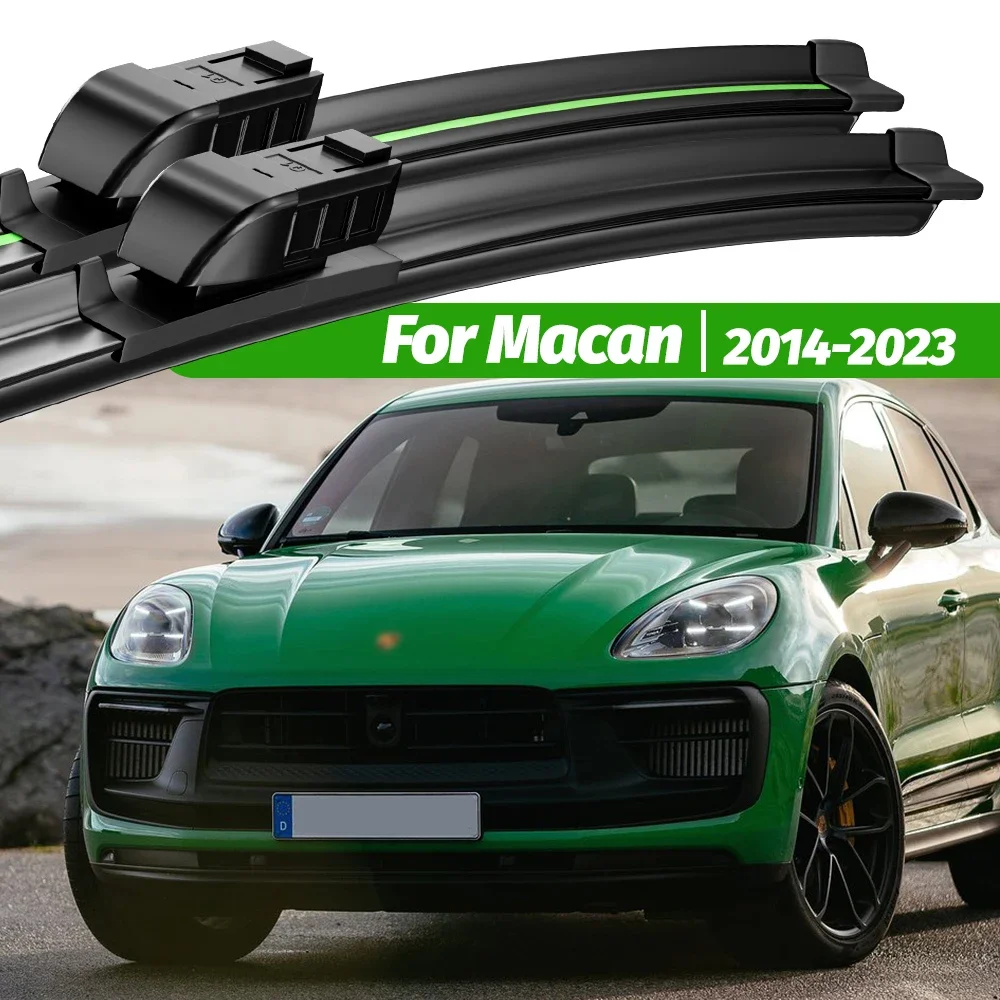 

For Porsche Macan 2014-2023 2pcs Front Windshield Wiper Blades 2015 2016 2017 2018 2019 2020 2022 Windscreen Window Accessories