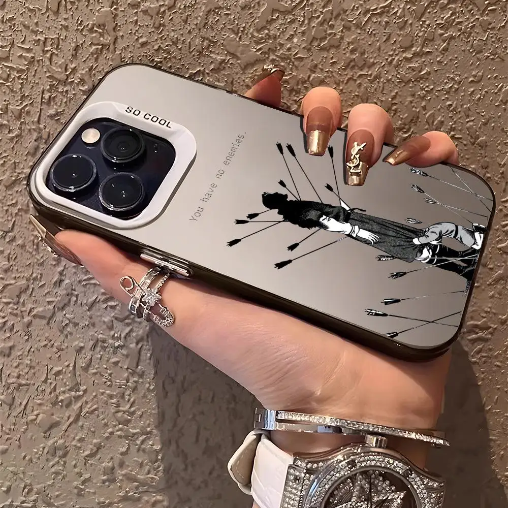 V-Vinland Saga Cool Anime Phone Phone Case For IPhone 17 16 15 14 13 12 11 Pro Max Air Matte Laser Aurora Shockproof Phone Case - view 2