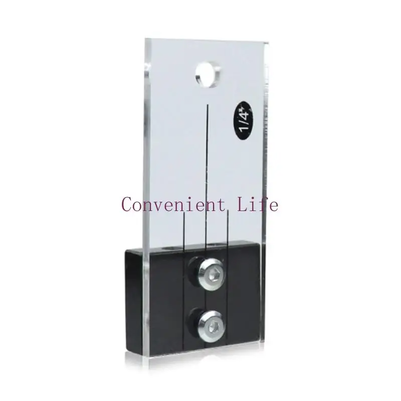 L1EE DIY أدوات النجارة الخشبية مجموعة أدوات حفر الأوتاد الأكريليك، صلابة عالية القوة، محدد موقع الثقب الدقيق #4