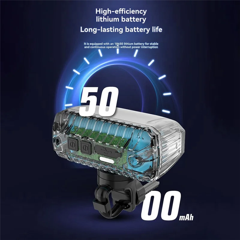 A51Q-Bike المصباح LED ضوء بار قابلة للشحن عالمية للدراجات الجبلية/الطرق #2