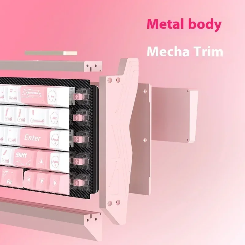 PHYLINA KOOL65 HE Gaming Keyboard CNC Aluminum Shell Hall Effect Switch RT 0.01MM Dynamic RGB SOCD DKS MT TGL  Hot Swappable