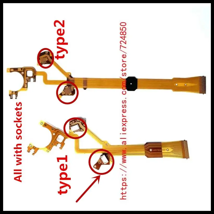 Nova lente anti-shake cabo flexível para panasonic lumix g vario 12-60mm 12-60mm f/3.5-5.6 potência ois peça de reparo + soquete + sensor