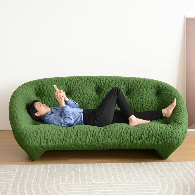 

Sofa living room modern minimalist freehand space curved fabric