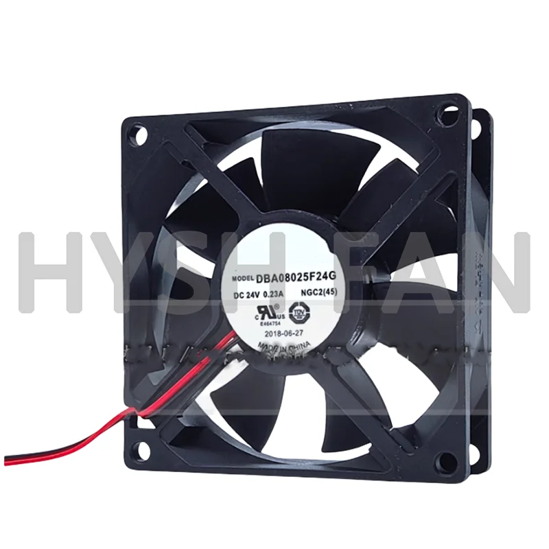 Ventilador refrigerando dba08025f24g, 8cm, dc24v, 0.23a, novo e original