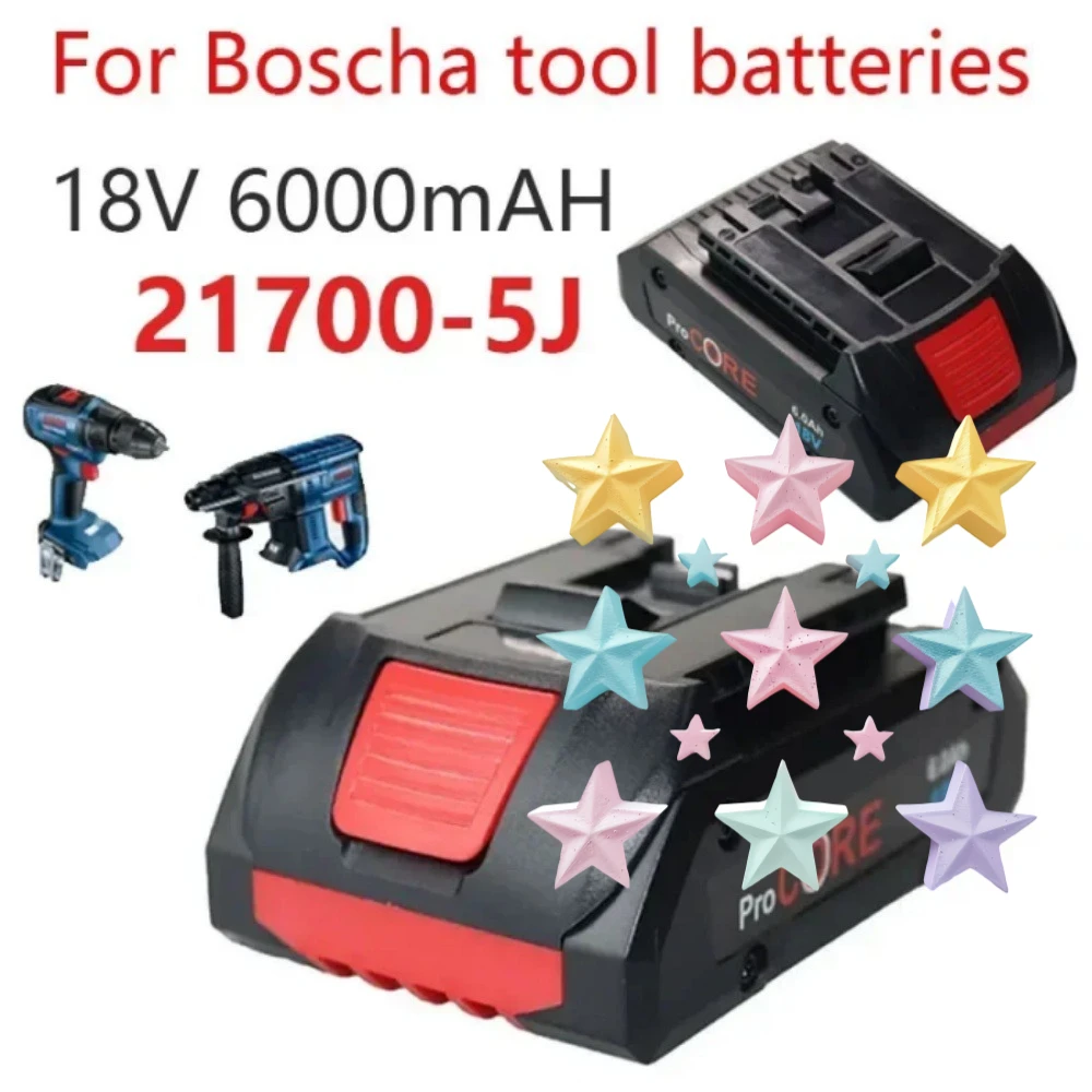 

8Ah ProCORE replacement battery, for Bosch 18V cordless tools BAT609 BAT618 GBA18V 21700 high power 5C power cell