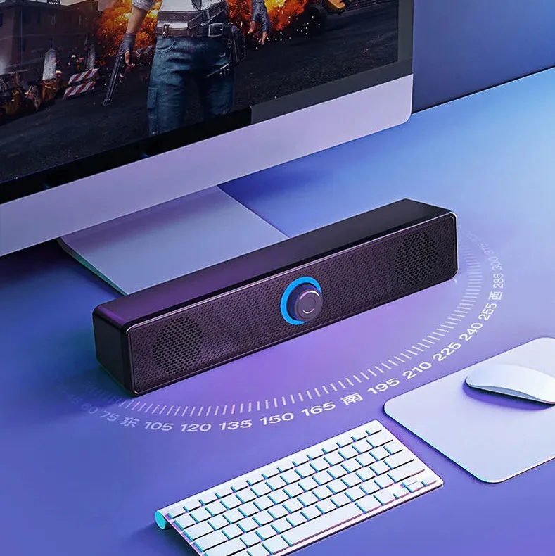 

Bluetooth 4D Surround Speaker Home Theater Sound System Computer Soundbar TV Subwoofer Wired Stereo Strong Bass for Home Party
