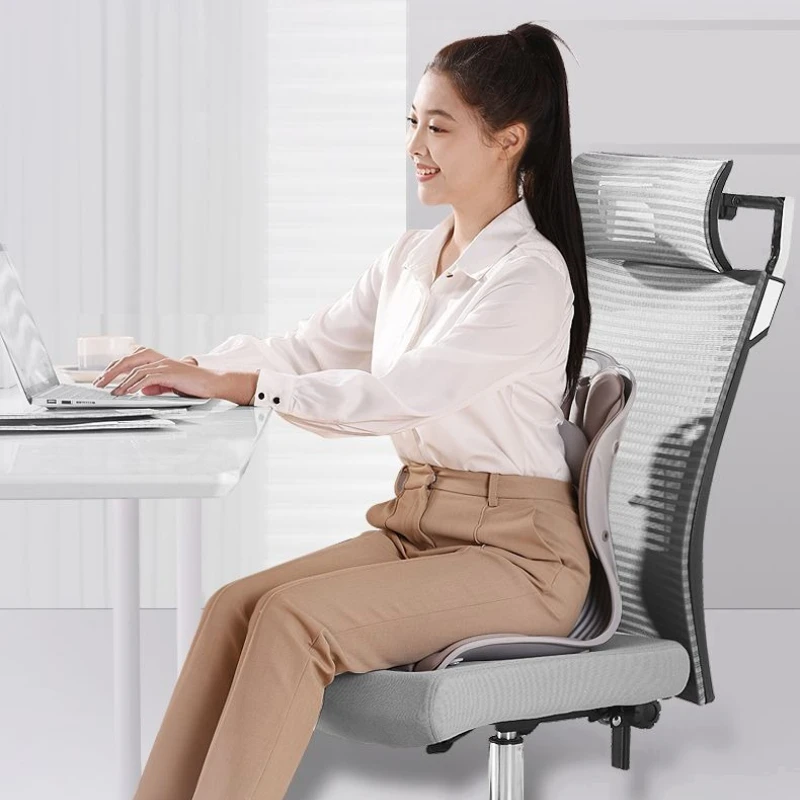 Ergonomic Posture Correction Seat Cushion, Back Support & Lumbar Pad for Office Chair, All-in-One Comfortable Sitting Aid