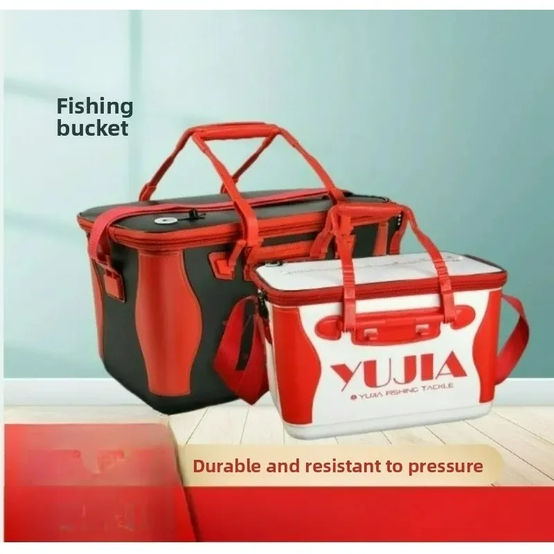 

Thickened Sea Fishing Multifunctional Fishing Box Integrated Molding Luya Rock Fishing Portable and Portable Live Fish Bag