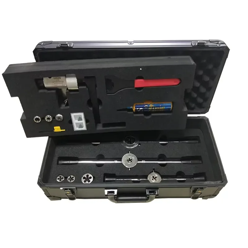 

USUN Model :CTA-F Complete Set Manual Taper Thread Chamfering and Threading Processing Tooling From Size of 1/4'' to 9/16''