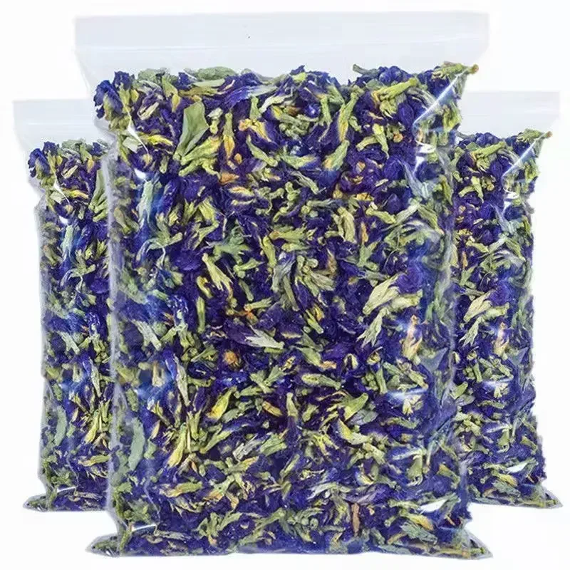 فراشة البازلاء زهرة الأوركيد ، زهرة مجففة تستخدم لصنع الشموع ، صابون الاستحمام ، ملء الوسائد ، كيس ، أعلى كميات طبيعية