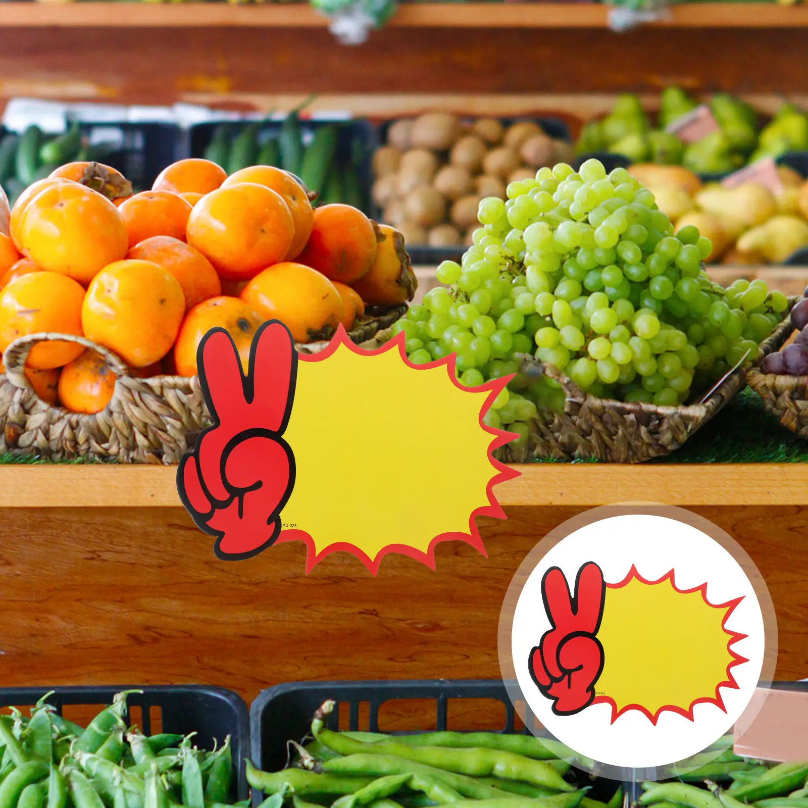 80Pcs Blank Price Tags Vibrant for Supermarket Retail Garage Sale Fundraising School Carnival