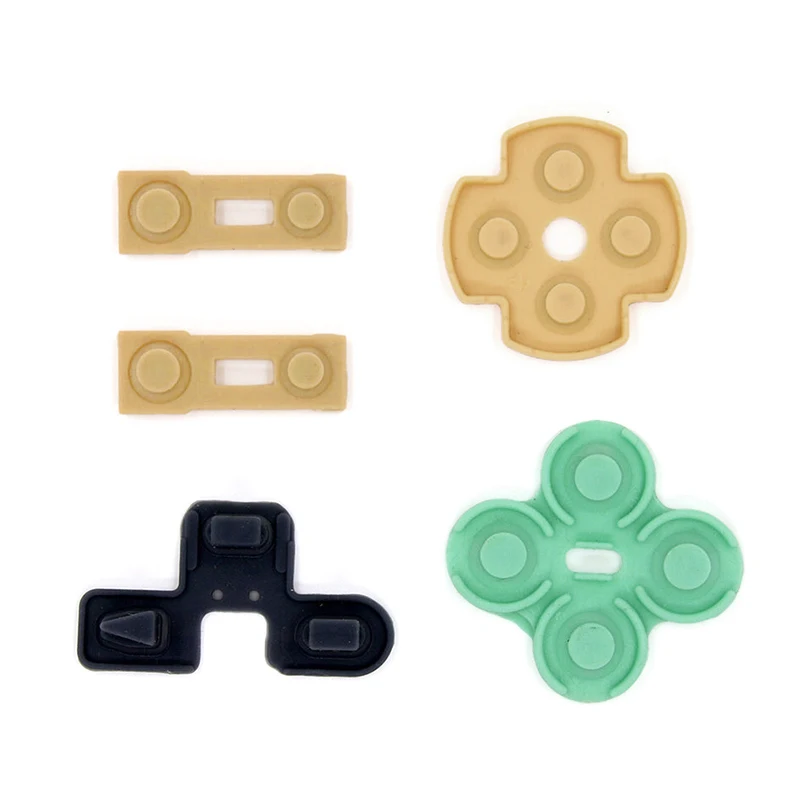 1Set Economical And Practical PS2 Handle Conductive Glue PS2 Handle Button Conductive Sheet PS2 Handle Button Soft Rubber Pad