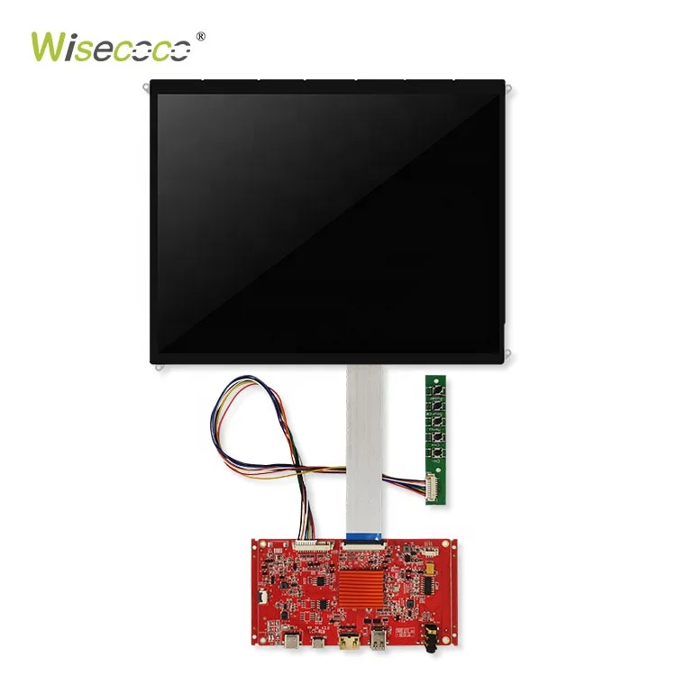 Hard Coating 9.7 Inch IPS 2048*1536 LCD High Luminance 51 Pins eDP Cable WLED Backlight With Battery Micro USB Power Supply view 2