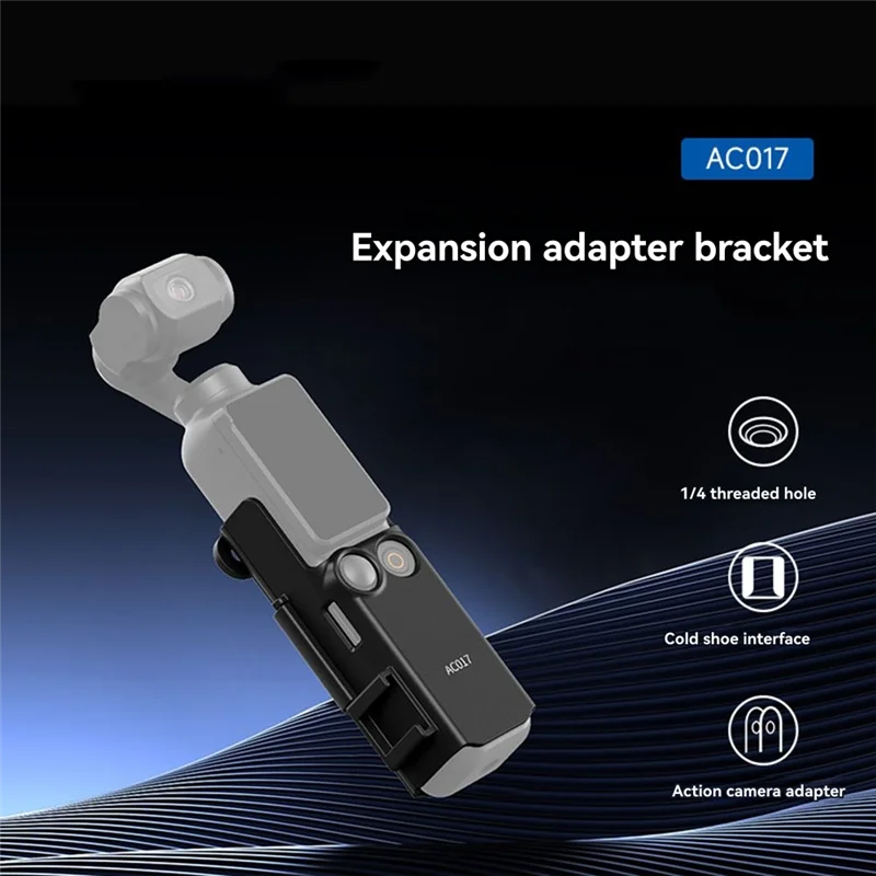 لجيب 3 تمديد محول تركيب ل DJI Osmo Pocket 3 اكسسوارات واقية قفص قوس حامل الميكروفون المشبك