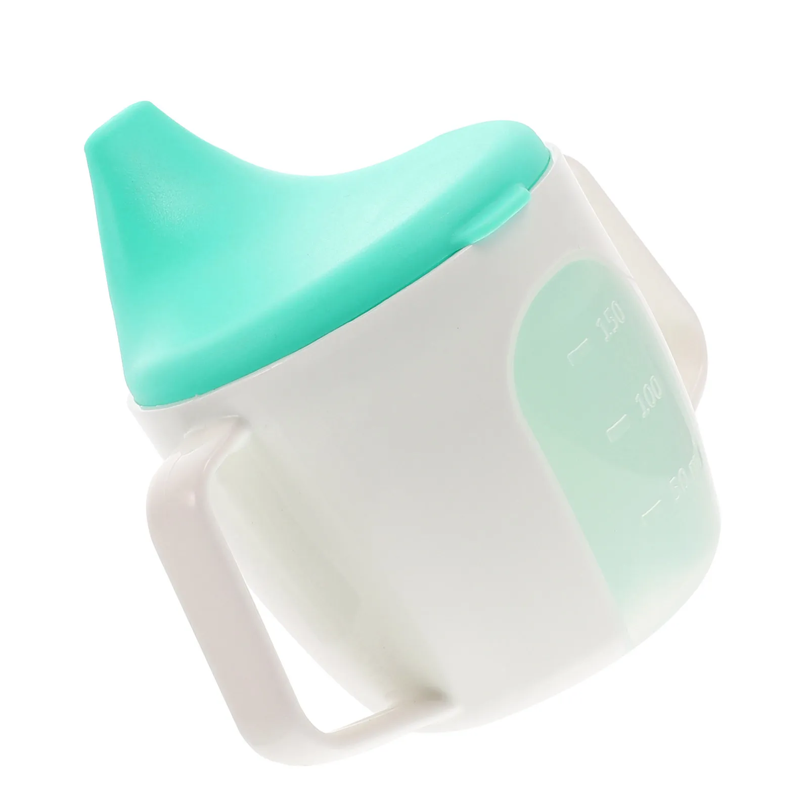 

Baby Water Cup with Handle and Scale Leak-Proof Design for Toddler Safe Drinking Sippy Cup Spout Prevents Choking Easy Clean