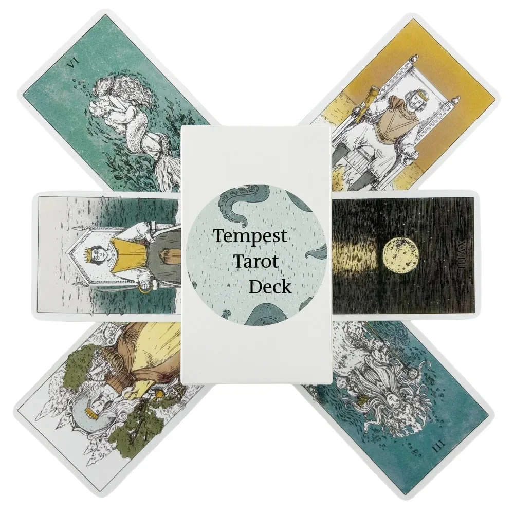 

Tarot Deck Cards Board Game Deck Divination Oracle Cards English Vision Fortune Telling Family Party Game Edition gift