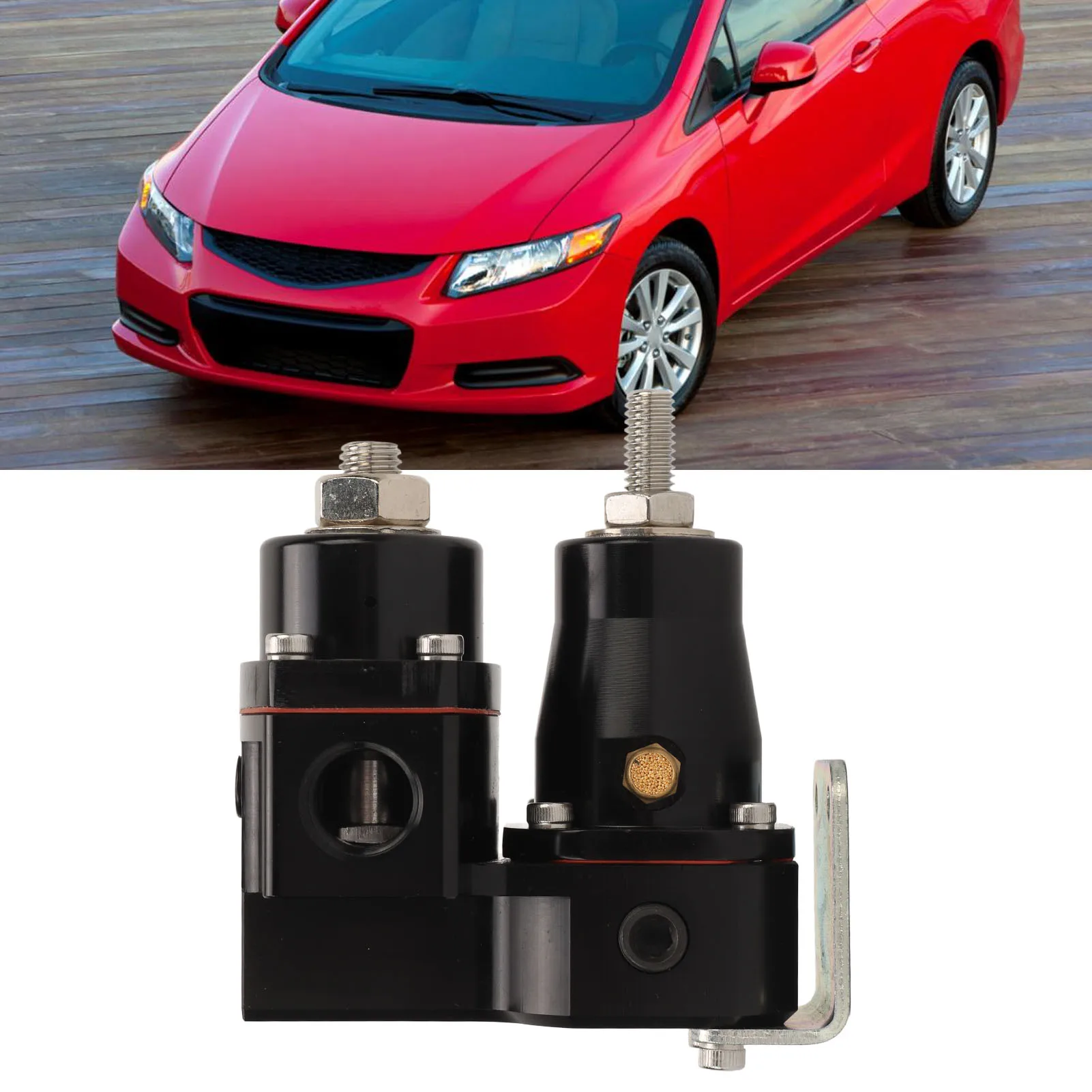 

Регулятор давления топлива для автомобилей, металлический, 13220, для переоборудования EFI в карбюратор, для легковых и грузовых автомобилей