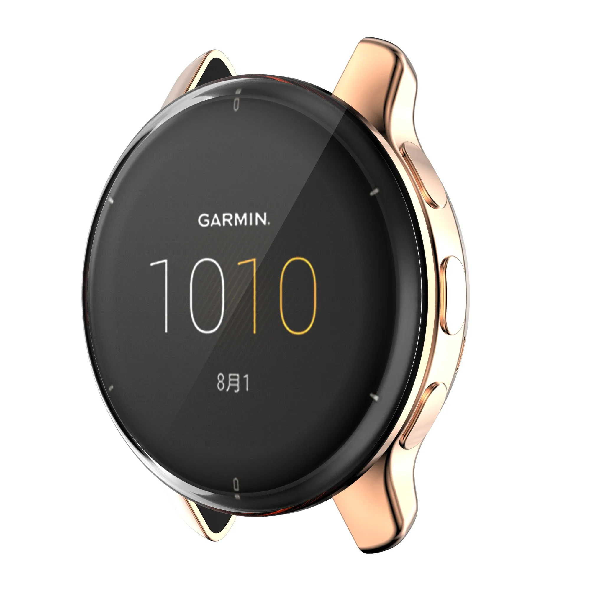 Pulseira para garmin venu 2 plus/venu 2s relógio inteligente pulseira de metal para garmin vivoactive 4 4S cobertura completa caso proteção quadro