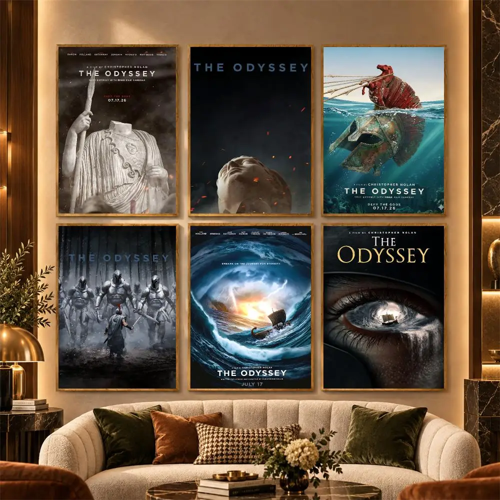 Movie The O-Odyssey Poster Stickers Painting Mural HD Wall Decals for Bedroom Living Room Home Self-Adhesive Decor Gift