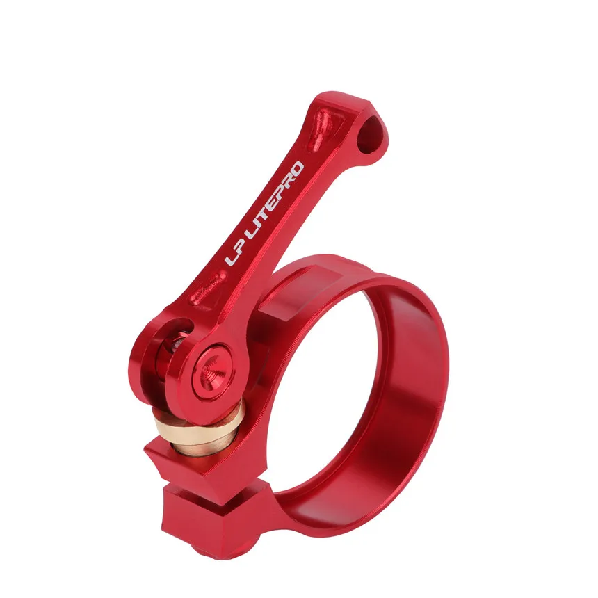 LP Litepro Aluminum Alloy Seat Post Clamps Folding Bike Seat Tube Clip 41 Suitable For 33.9MM Bicycle Seatpost