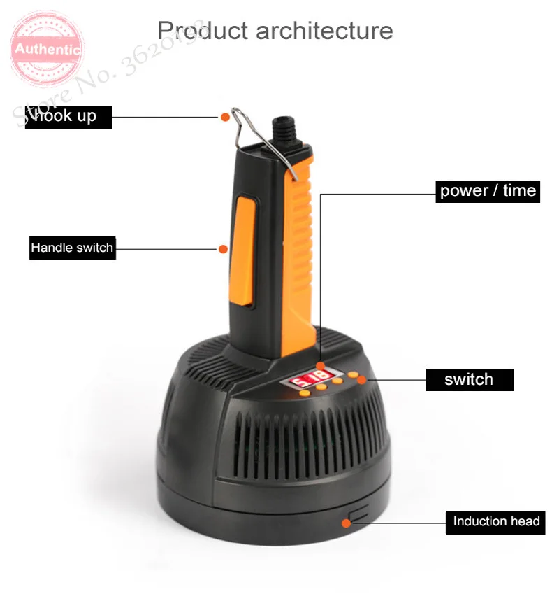 Cảm Ứng Điện Từ Máy Hàn Nhựa Nắp Máy Hàn Miệng Túi 20-100Mm Chất Liệu Nhôm Capper Nắp Máy Đóng Gói