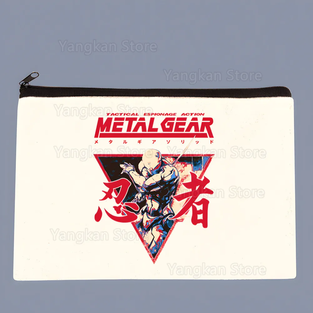 

Metal Gear Solid MGS Handbag Makeup Bag Fashion Canvas Bag Environmentally Shopping Wallet